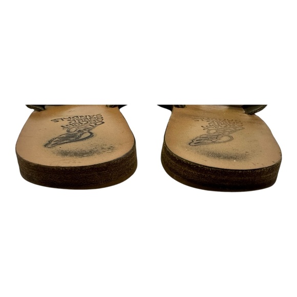 Ancient Greek Sandals metallic gold Apteros slip-on size EU 40 US 9.5 - Picture 7 of 8